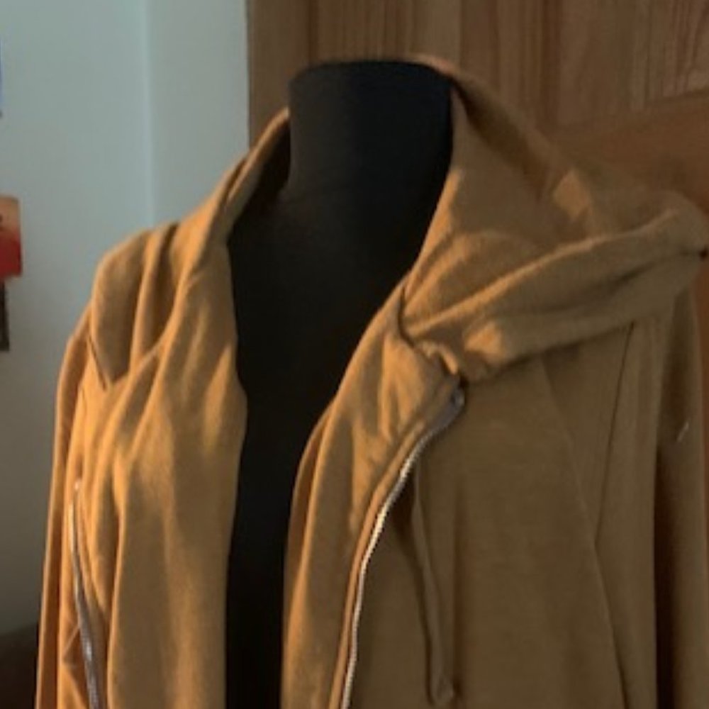 LOGO - Light Weight Hoodie, Plus Size, Autumn Gold Color, 2x